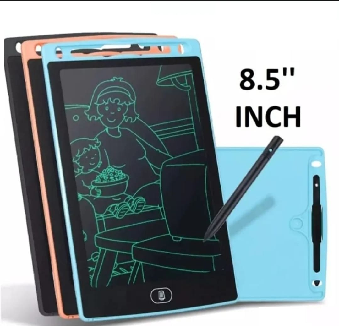 8.5 inch LCD writing tablet for kids - digital drawing pad - erasable writing board - writing pad (random color)