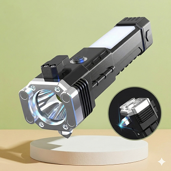 Rechargeable LED Flashlight | 8-in-1