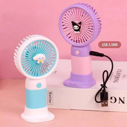 Portable Mini Rechargeable Hand Fan – USB Compact Air Cooler for Summer Travel & Daily Use