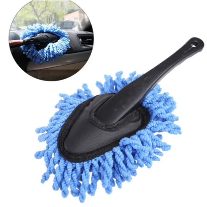 Microfiber Car Wash Cleaning Brush – Extendable Dust & Wax Mop with Strong Water Absorption