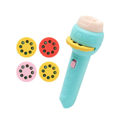 Children’s Slide Projector Torch with 4 Reels – Dinosaur & Animal Patterns | Bedtime Night Light & Educational Toy