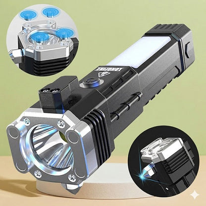Rechargeable LED Flashlight | 8-in-1