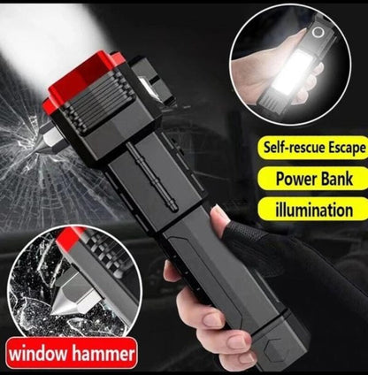 Rechargeable LED Flashlight | 8-in-1