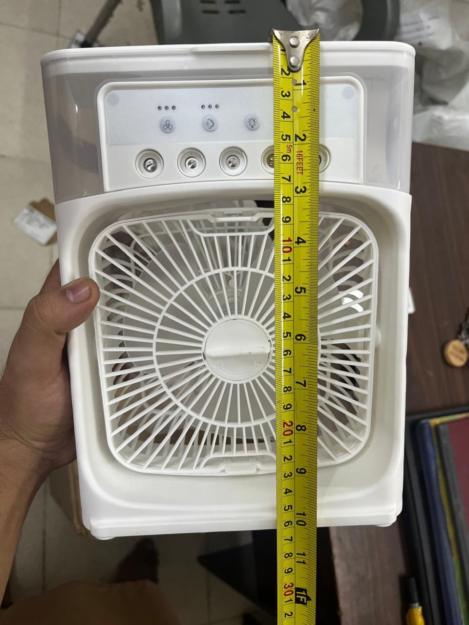 Portable Air Conditioner Fan – USB Mini Air Cooler with Water Mist