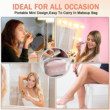 2-in-1 Rechargeable Hair Remover & Eyebrow Trimmer – Portable