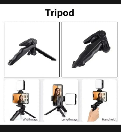 AY-49 Video Making Kit – Microphone, LED, Tripod, Wireless Remote