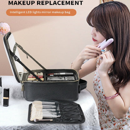 LED Makeup Bag With Mirror Lights