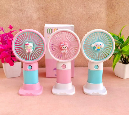 Portable Mini Rechargeable Hand Fan – USB Compact Air Cooler for Summer Travel & Daily Use