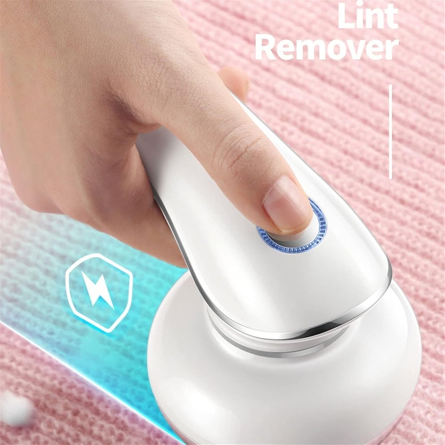 Boxin BX-5208B Portable Lint Remover – Rechargeable USB Fabric Shaver for Clothes & Upholstery