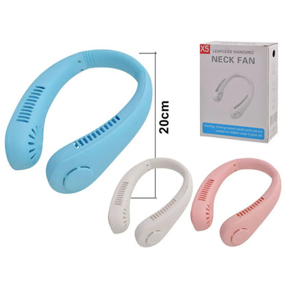 X5 Leafless Hanging Neck Fan | Portable
