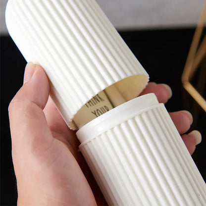 Portable Toothbrush Holder Case & Toothpaste Storage Cup – Travel Organizer (Random Color)