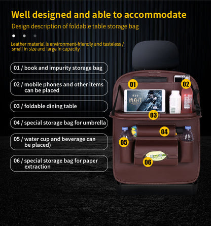 Car Back Seat Organizer