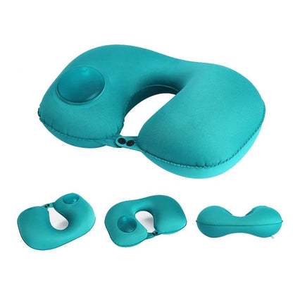 U-Shaped Cervical Travel Inflatable Neck Pillow