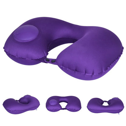 U-Shaped Cervical Travel Inflatable Neck Pillow