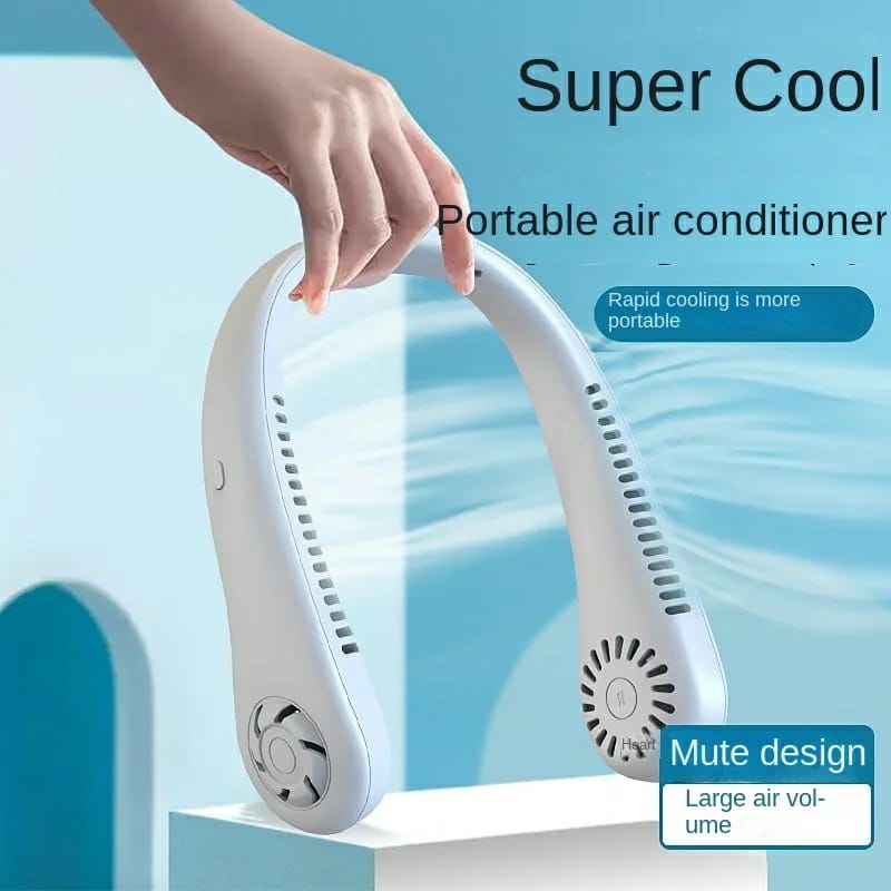 X5 Leafless Hanging Neck Fan | Portable Rechargeable Neck Fan for Summer