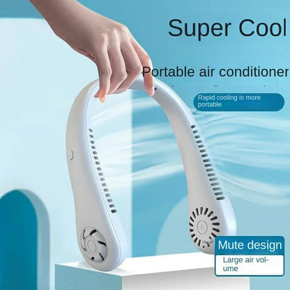 X5 Leafless Hanging Neck Fan | Portable Rechargeable Neck Fan for Summer