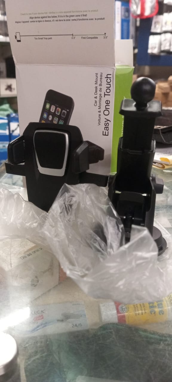 Easy One Touch Mobile Holder Car & Desk Mount / Car Phone Holder Mobile Phone Holder Stand in Car