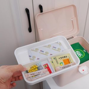 Empty Small First Aid Box | High-Quality Medicine Storage Box (Random Color)