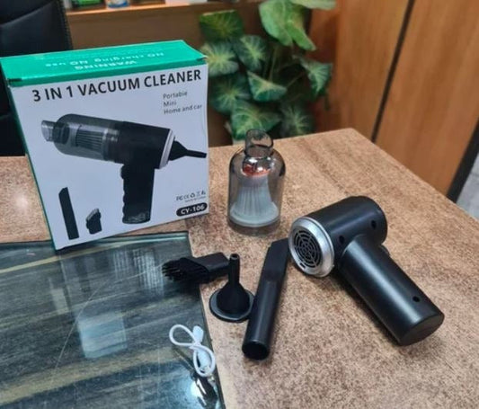Mini Portable Wireless Vacuum Cleaner 3-in-1