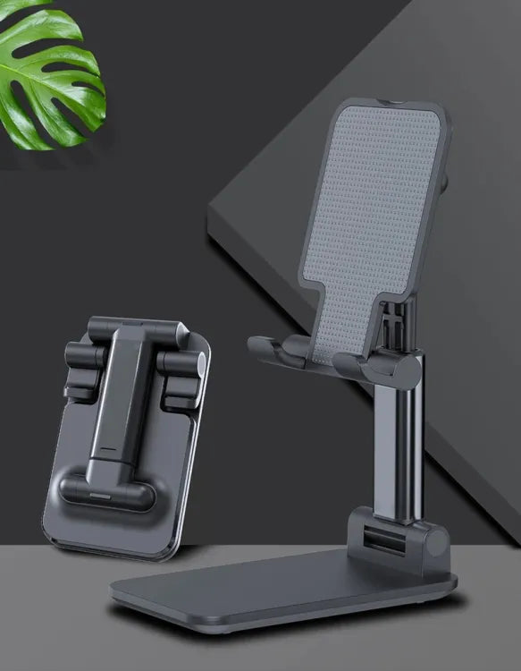 Mobile Phone & Tablet Holder Stand | Adjustable Anti-Slip Desk Stand (Random Color)