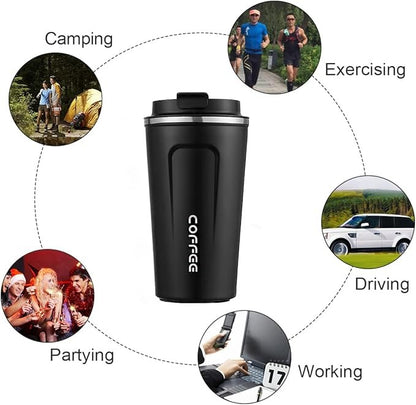 Stylish Coffee Cup | Leak-Proof & Durable Travel Mug for Home and Office