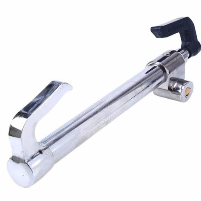 Steering to Pedal Lock Anti-Theft – Double Hook Heavy Duty Steel Car Security Lock