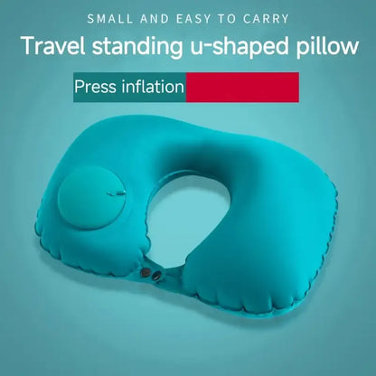 U-Shaped Cervical Travel Inflatable Neck Pillow