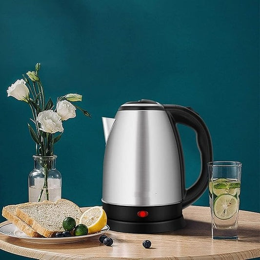 Automatic Electric Kettle 2.0L Stainless Steel – 1000W with Auto Shut-Off & Temperature Control