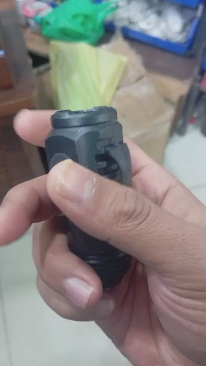 Rechargeable 3-LED Mini Flashlight – Portable Emergency Touch Light with Charging Cable